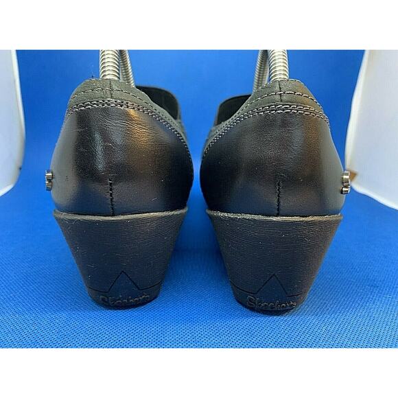 SKECHERS Mary Janes Brown Slip-On Comfort Wedge Heel SN 46628 Women's Size 9 - Picture 8 of 12